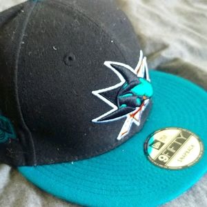 9fifty San Jose Sharks Black Teal New Era 9Fifty S